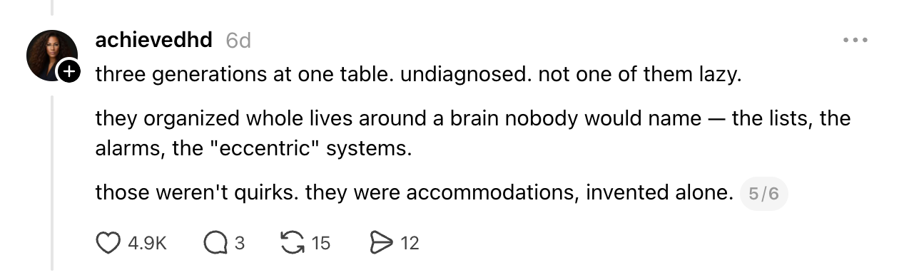 This Woman Shared Her ADHD Diagnosis With Her Family, And The Emotional Response Has People In Tears — image 8