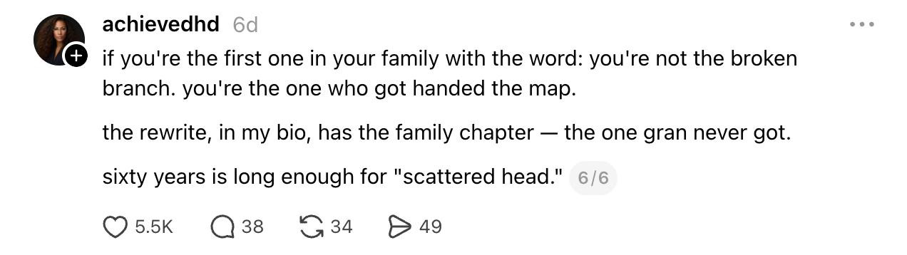 This Woman Shared Her ADHD Diagnosis With Her Family, And The Emotional Response Has People In Tears — image 9