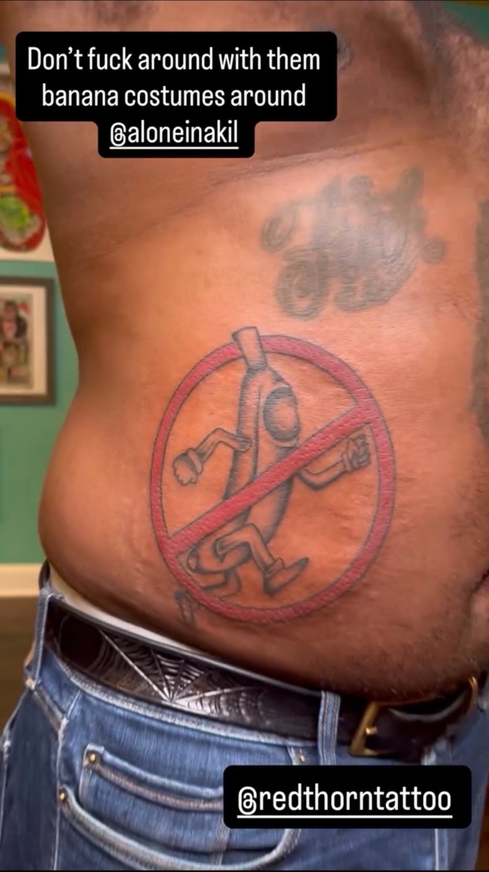 End It Frontman Commemorates Banana Man Saga With New Tattoo — image 6
