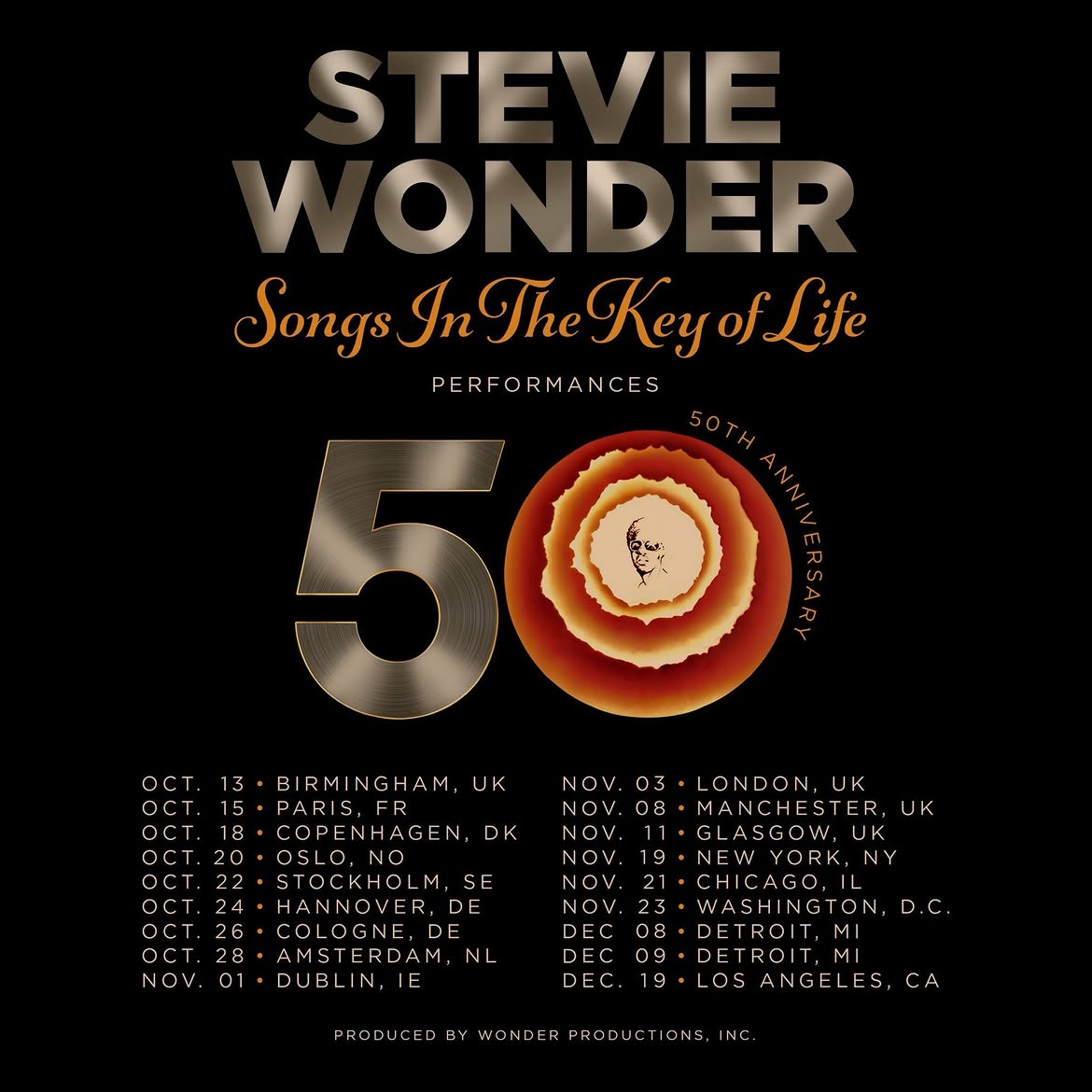 Stevie Wonder Announces 'Songs In The Key Of Life' Tour, Readies Outtakes For New Album — image 1