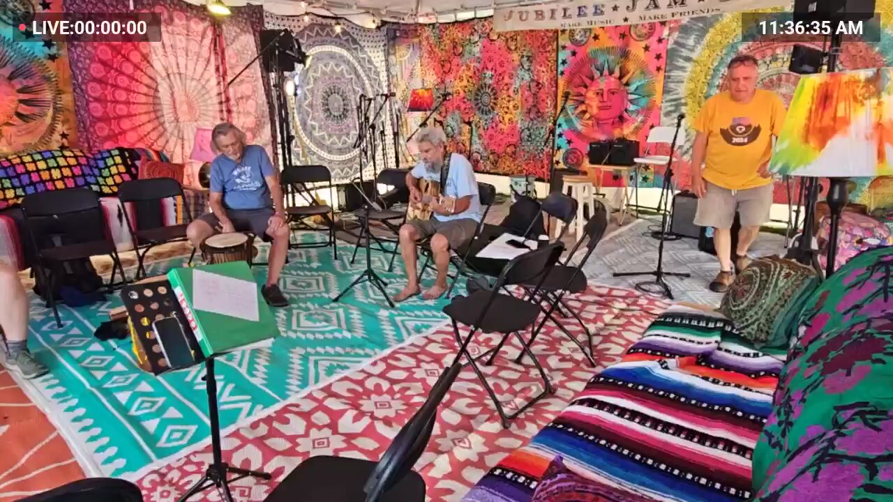 Jamboree Tent at the Black Bear Americana Music Festival